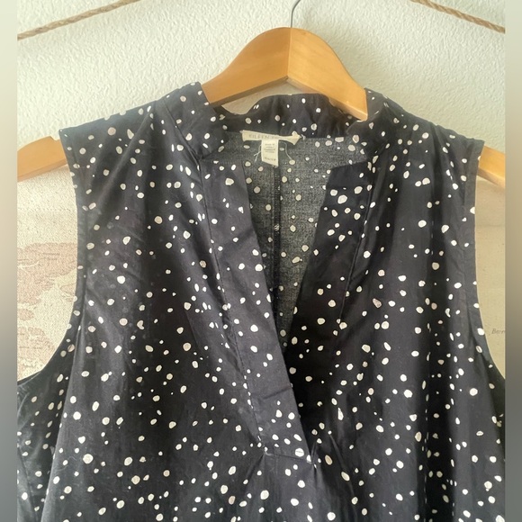 Eileen Fisher Black and White Spotty Tunic Dress Size XS - Picture 4 of 11